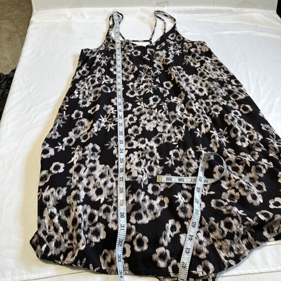 Abercrombie & Fitch ALine Spaghetti Strap Shift Dress Floral Sundress Sz S-M - Picture 8 of 10
